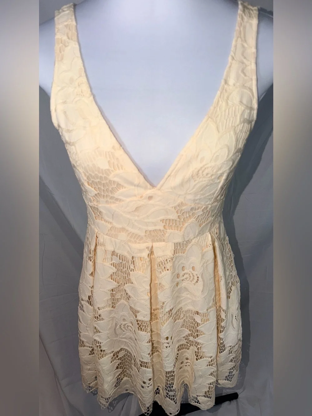 Free People floral plunging